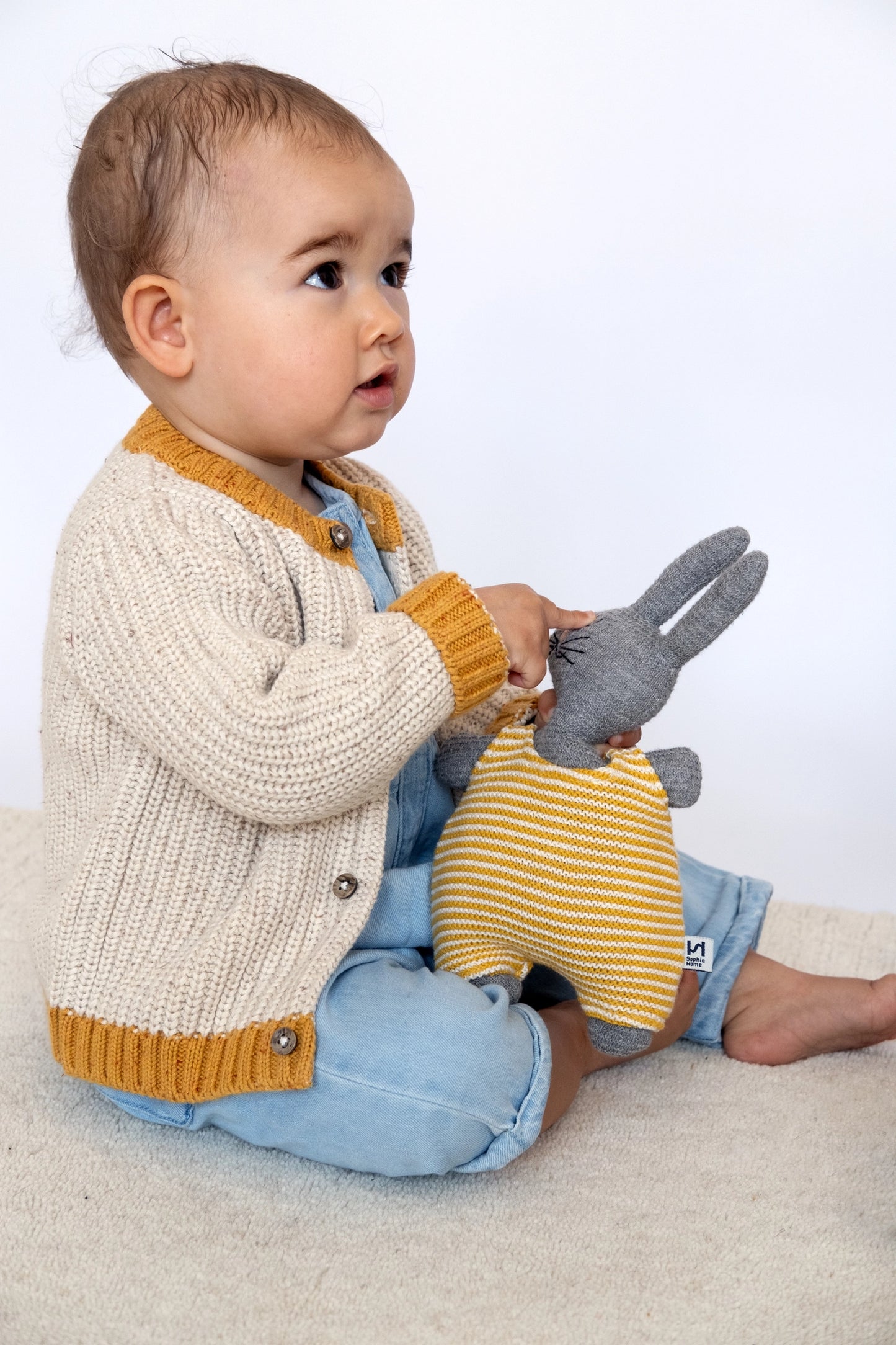 Full of Beans Soft Toy | Rabbit Yellow