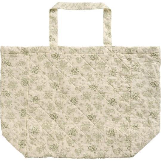 Quilted Bag | Dusty Green Flowers