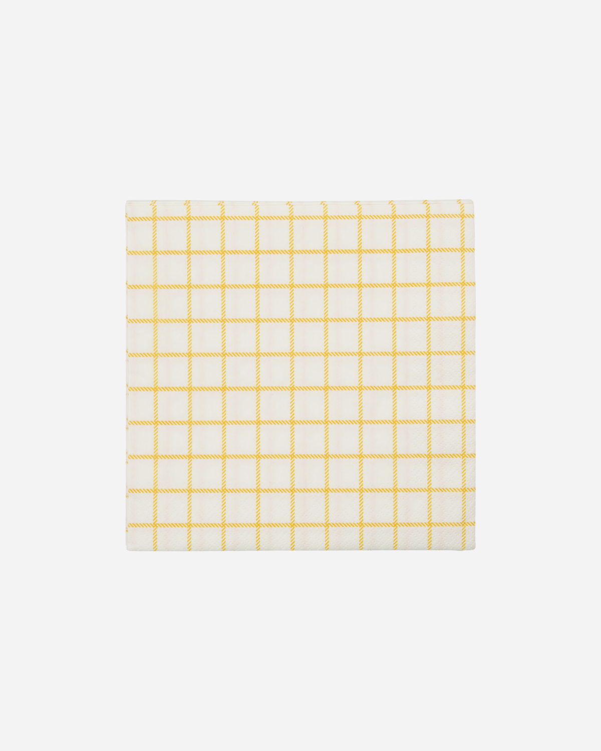 Napkins Check Yellow
