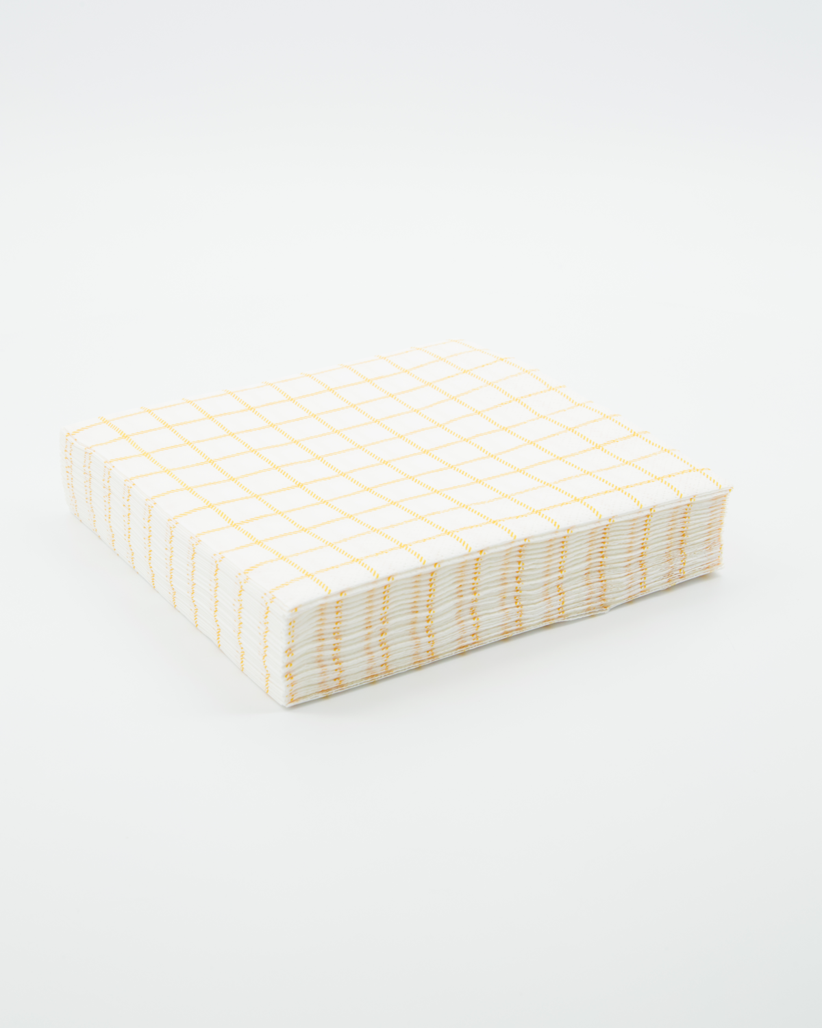 Napkins Check Yellow