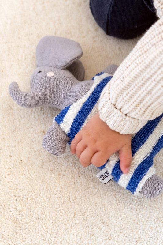 Full of Beans Soft Toy| Elephant Cobalt