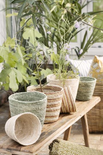 Corn Husk Basket