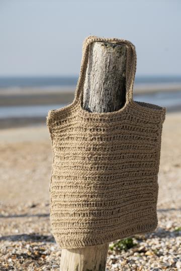 Crochet Jute Bag Natural