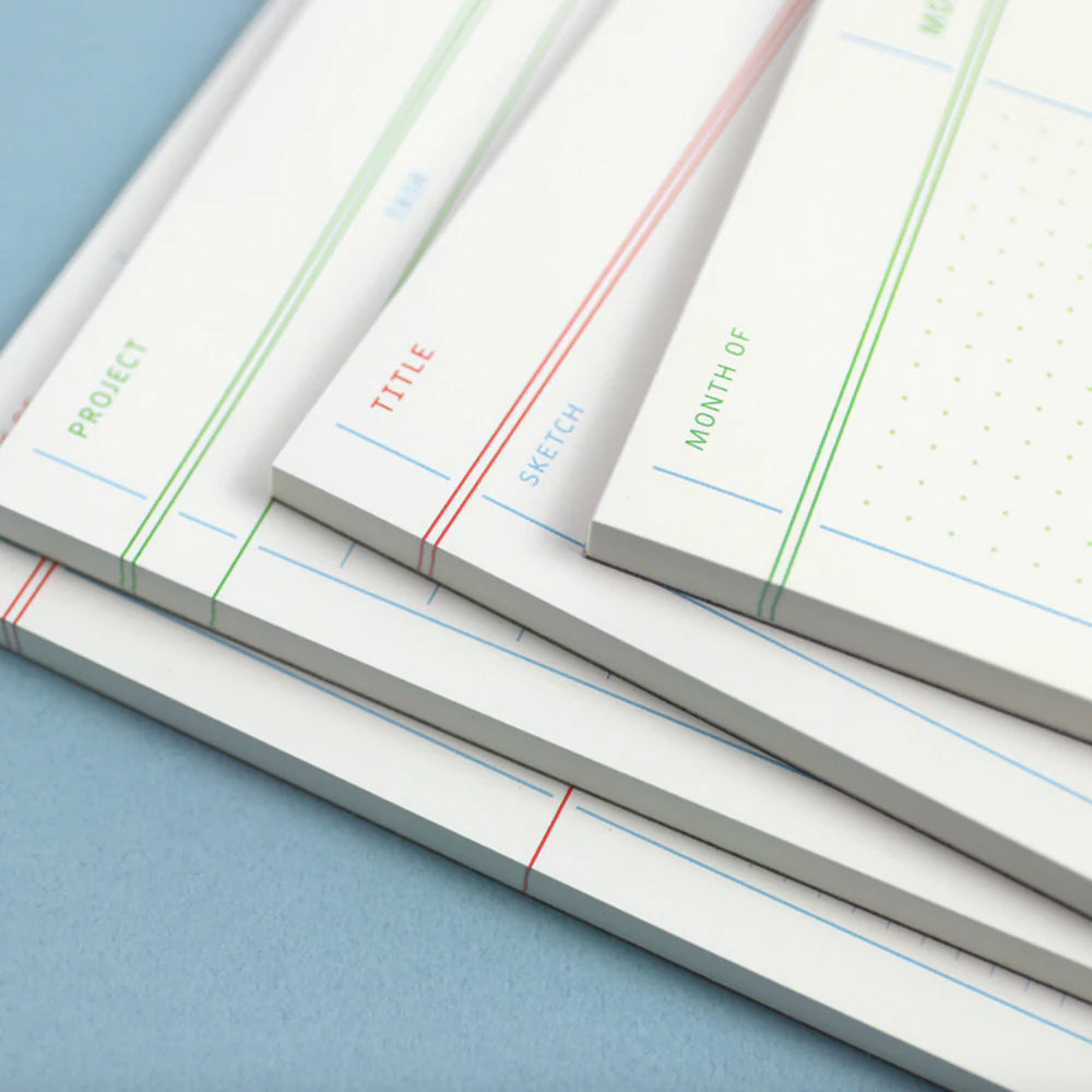 Monthly Flat Notepad Planner | A4