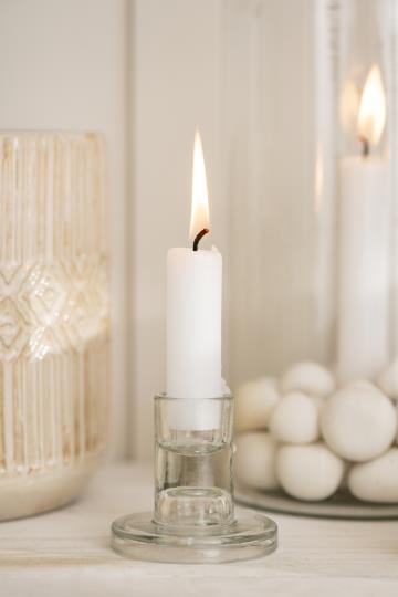 Glass Candle Holder