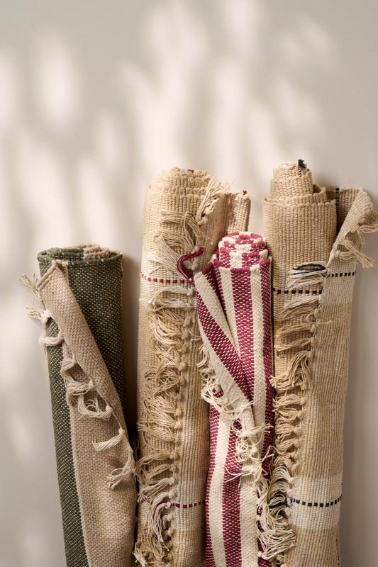 Floor Runner | red stripes