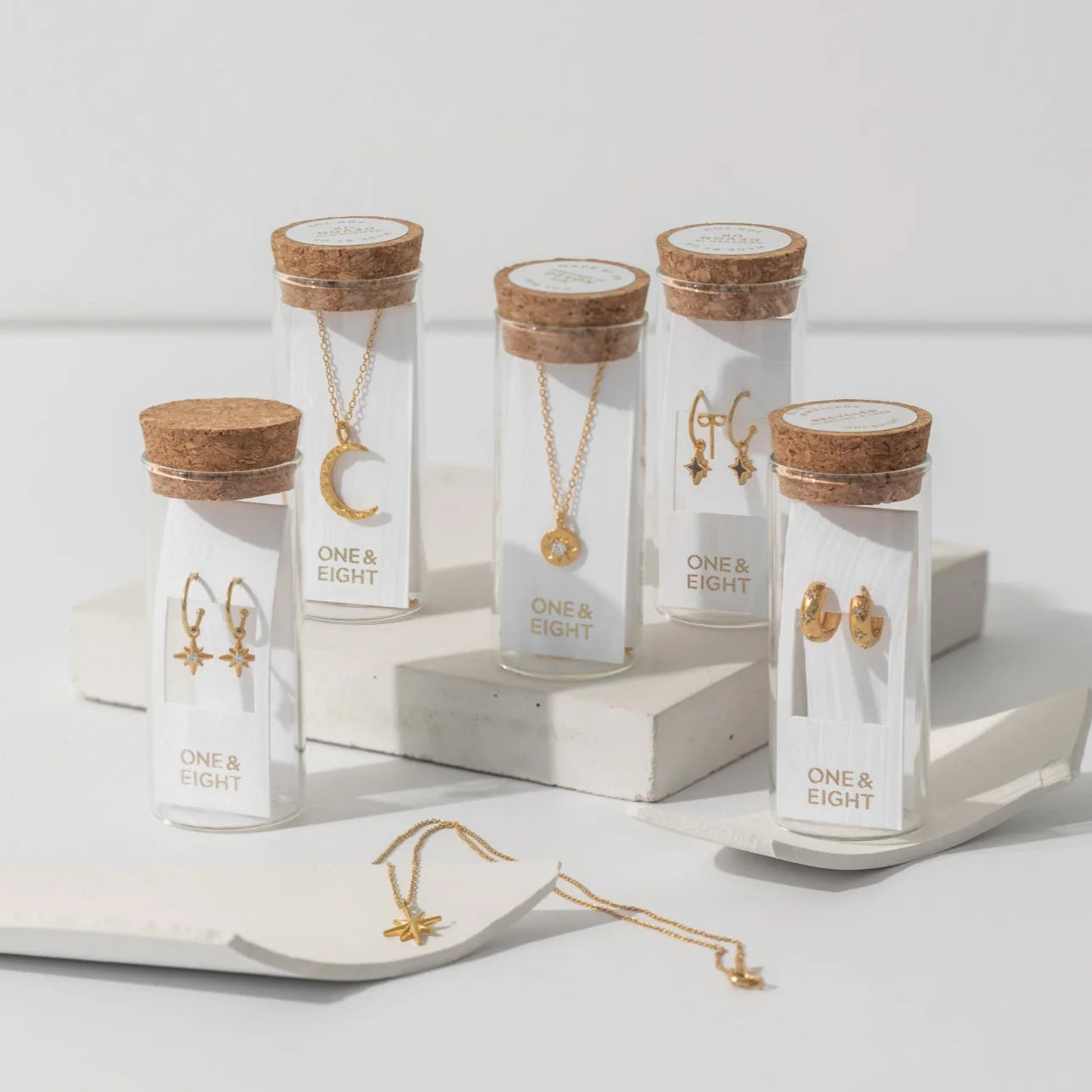 Olive Astrid Gold Earrings