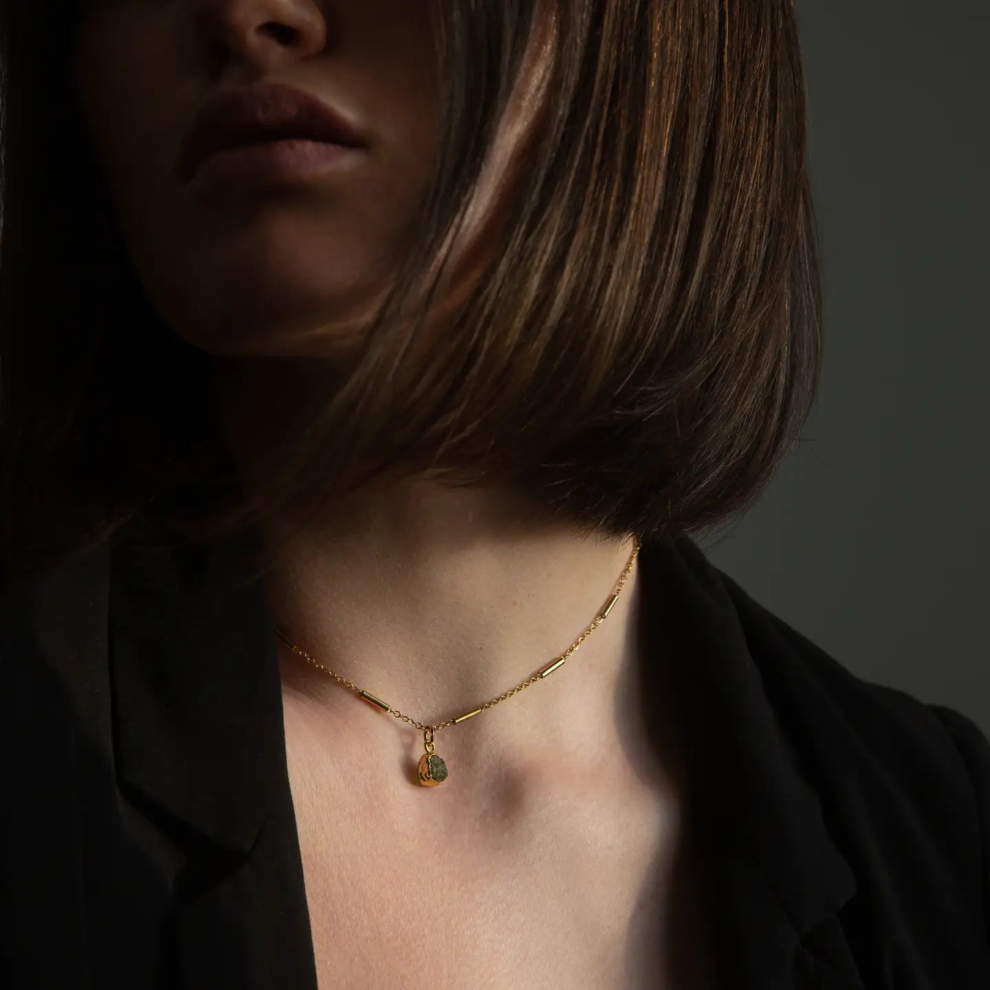 18ct Gold Peridot Necklace