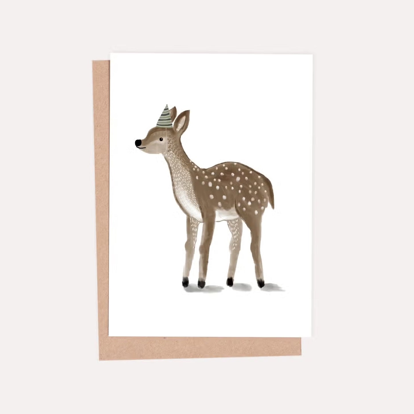 Fawn in Party Hat