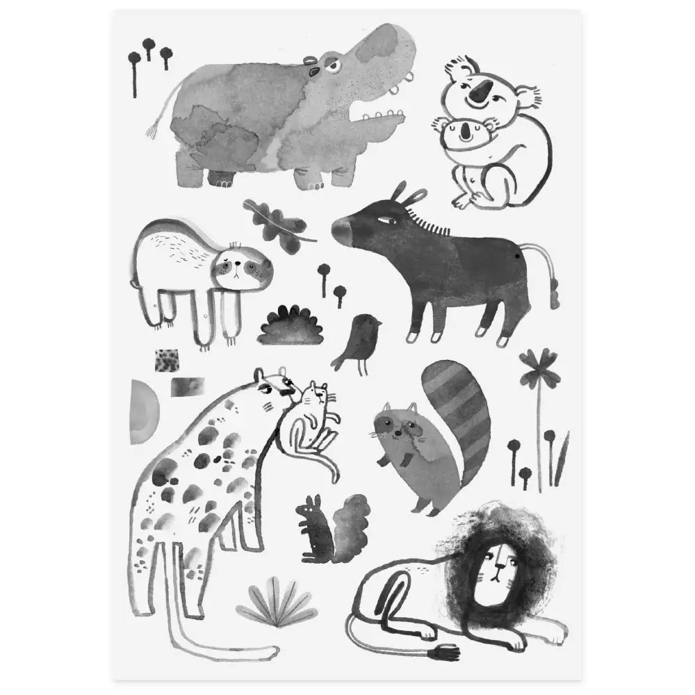 Hippo and friends tattoos