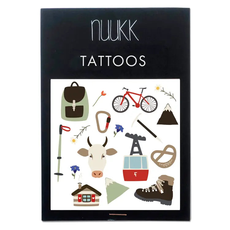 Mountain adventure tattoos