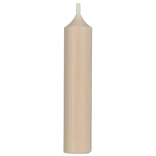 Rustic Dinner Candle Short Sand