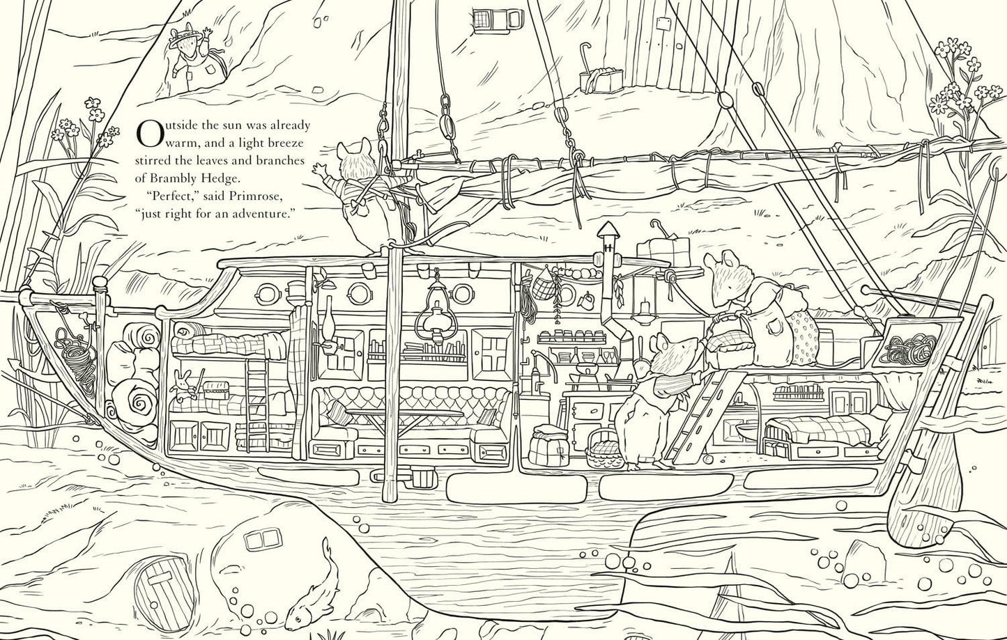 Brambly Hedge: Nature Colouring Book