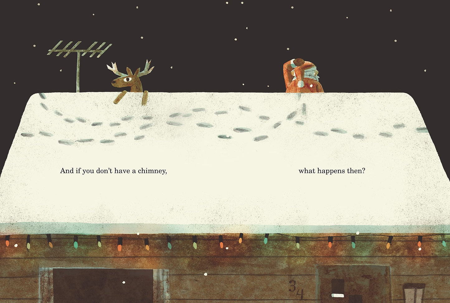 How does Santa go down the Chimney?