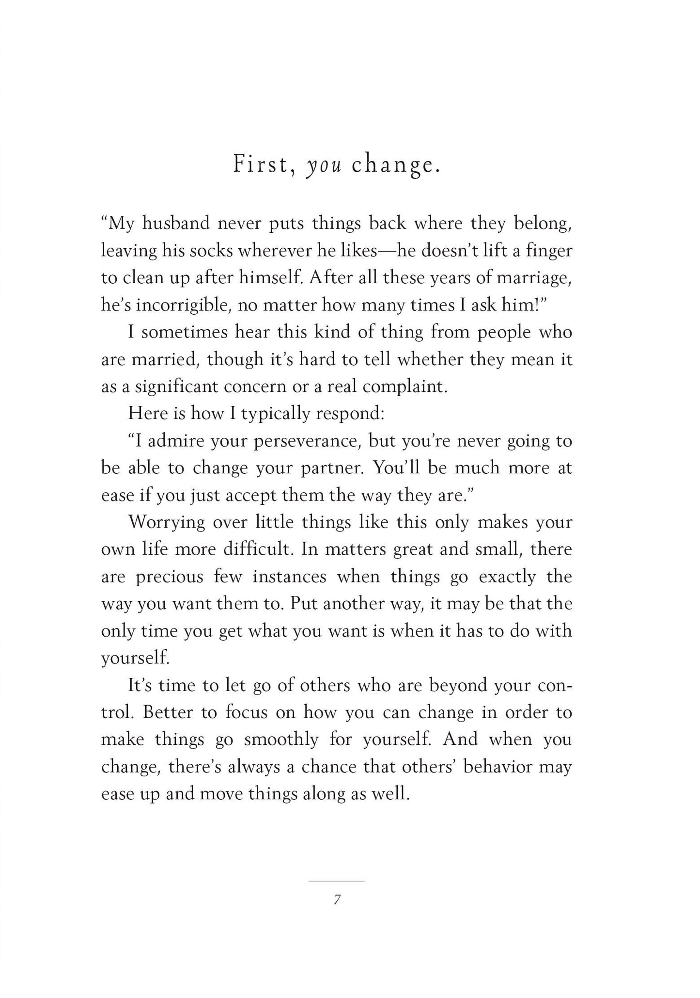 How To Let Things Go