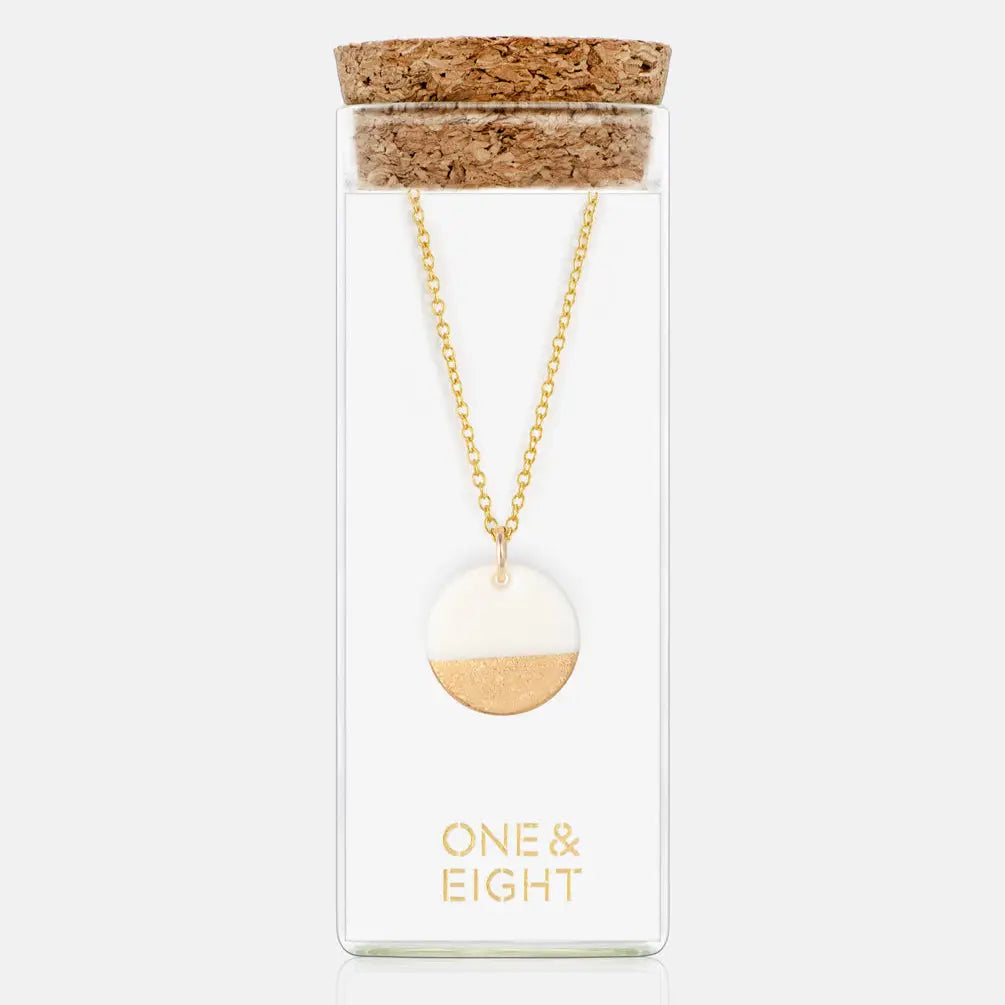 Matte Gold Dipped Necklace