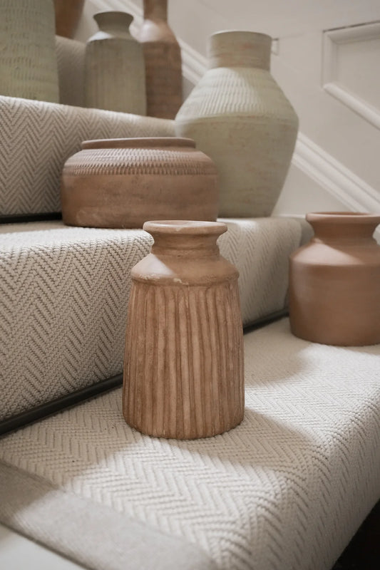 Rena Terracotta Vase | Antique Brown