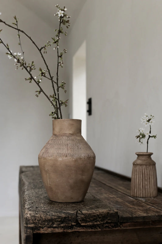 Kemi Terracotta Vase | Antique Brown