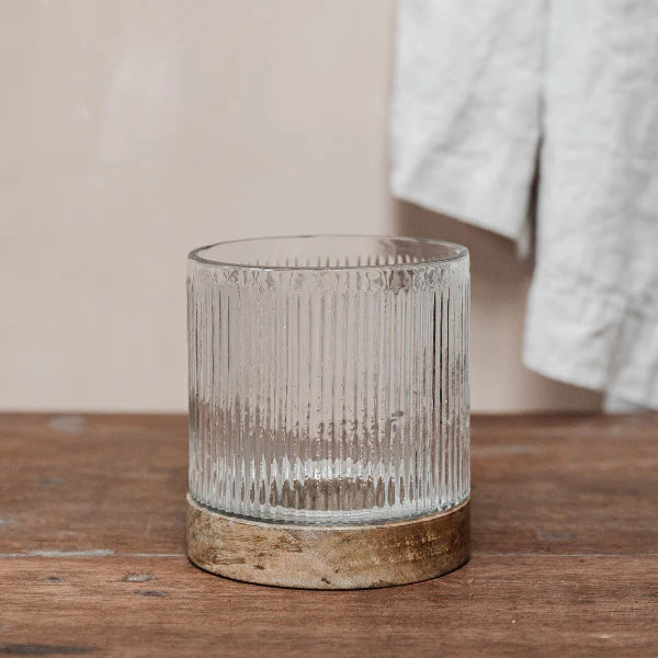 Glass Hurricane Lamp | Large