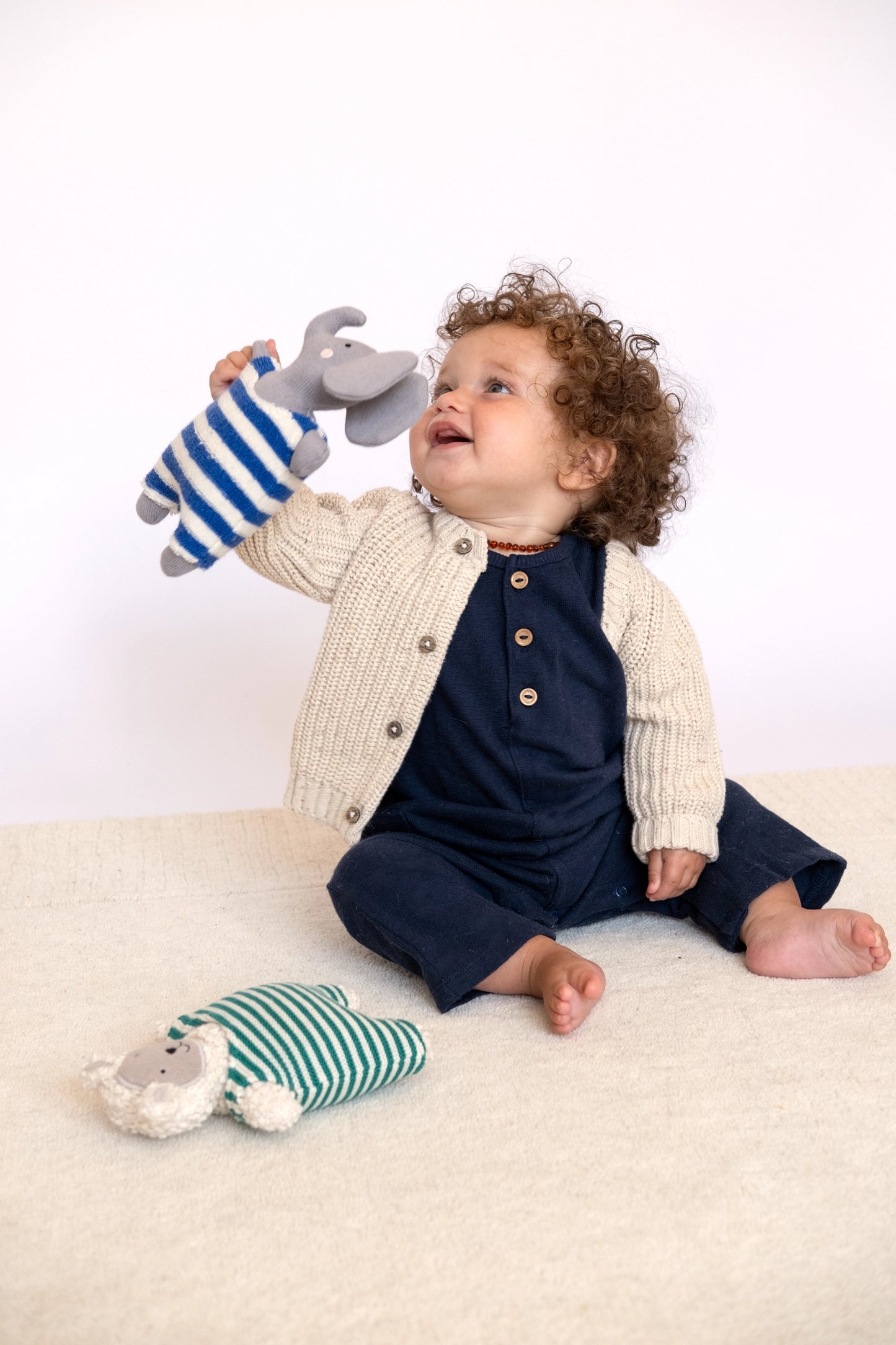 Full of Beans Soft Toy| Elephant Cobalt