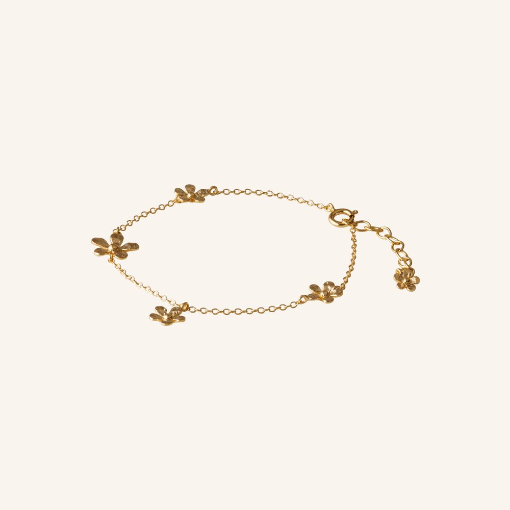 Wild Poppy Bracelet | Gold