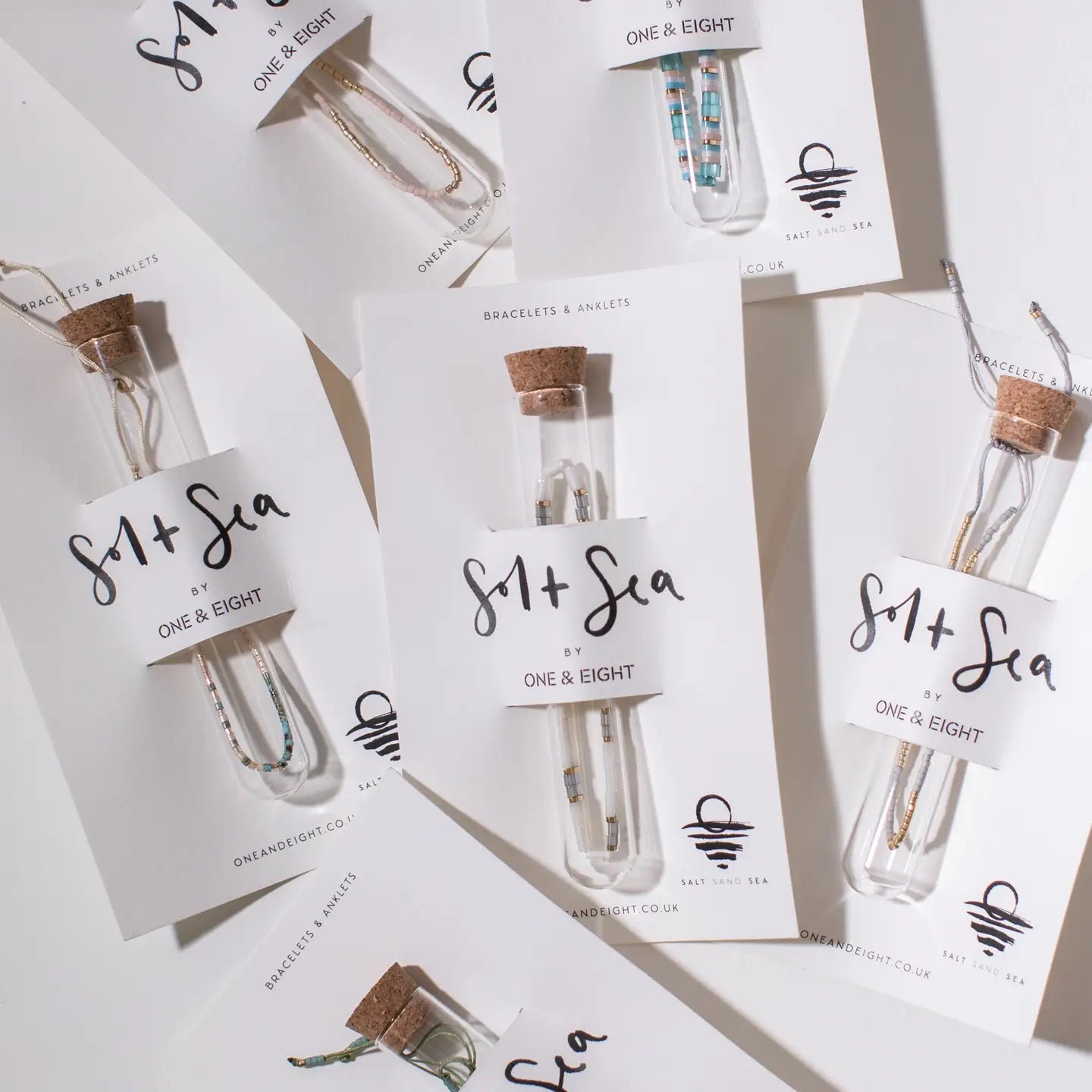 Bead Slider Bracelet | Aquamarine