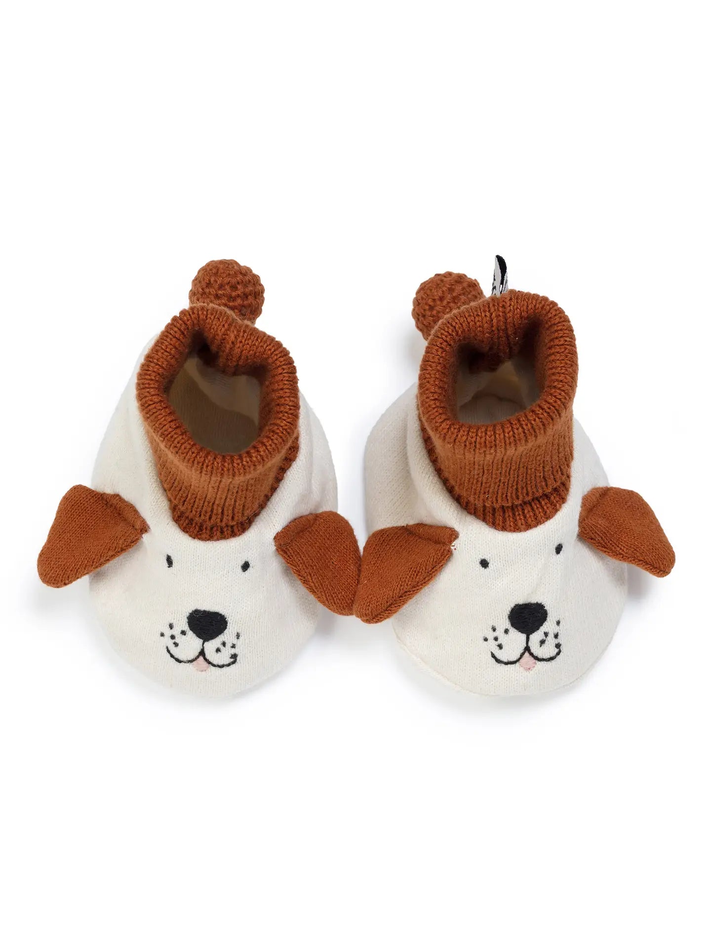 Cotton Knit Baby Slipper Socks | Dog