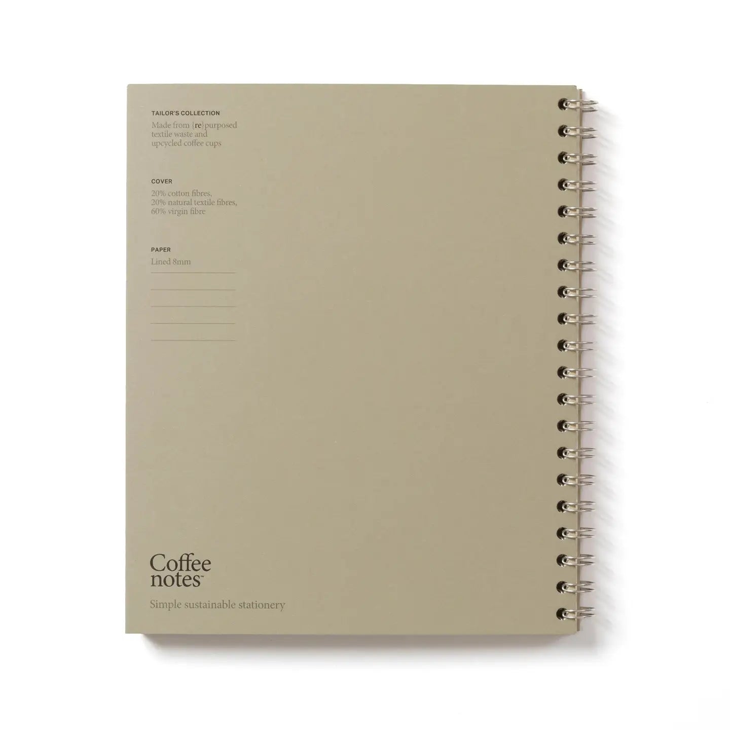 Lined Wirebound Notebook | Camel | Grande
