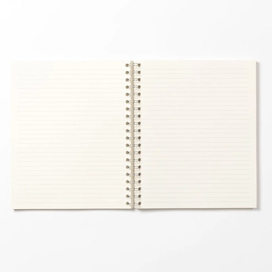 Lined Wirebound Notebook | Camel | Medio
