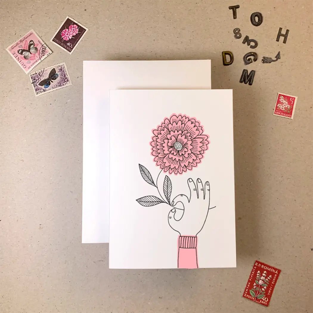 Hand with Flower