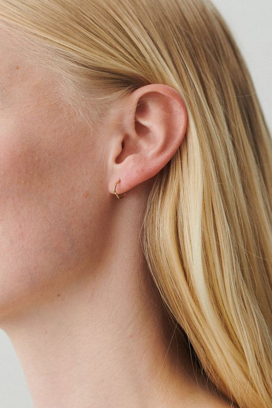 Twig Hoops | Gold