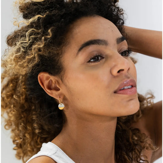 Matte Gold Dipped Earrings