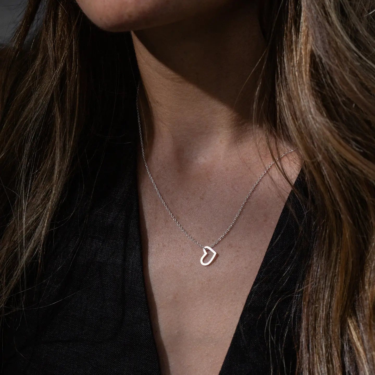 Silver Cupid Necklace