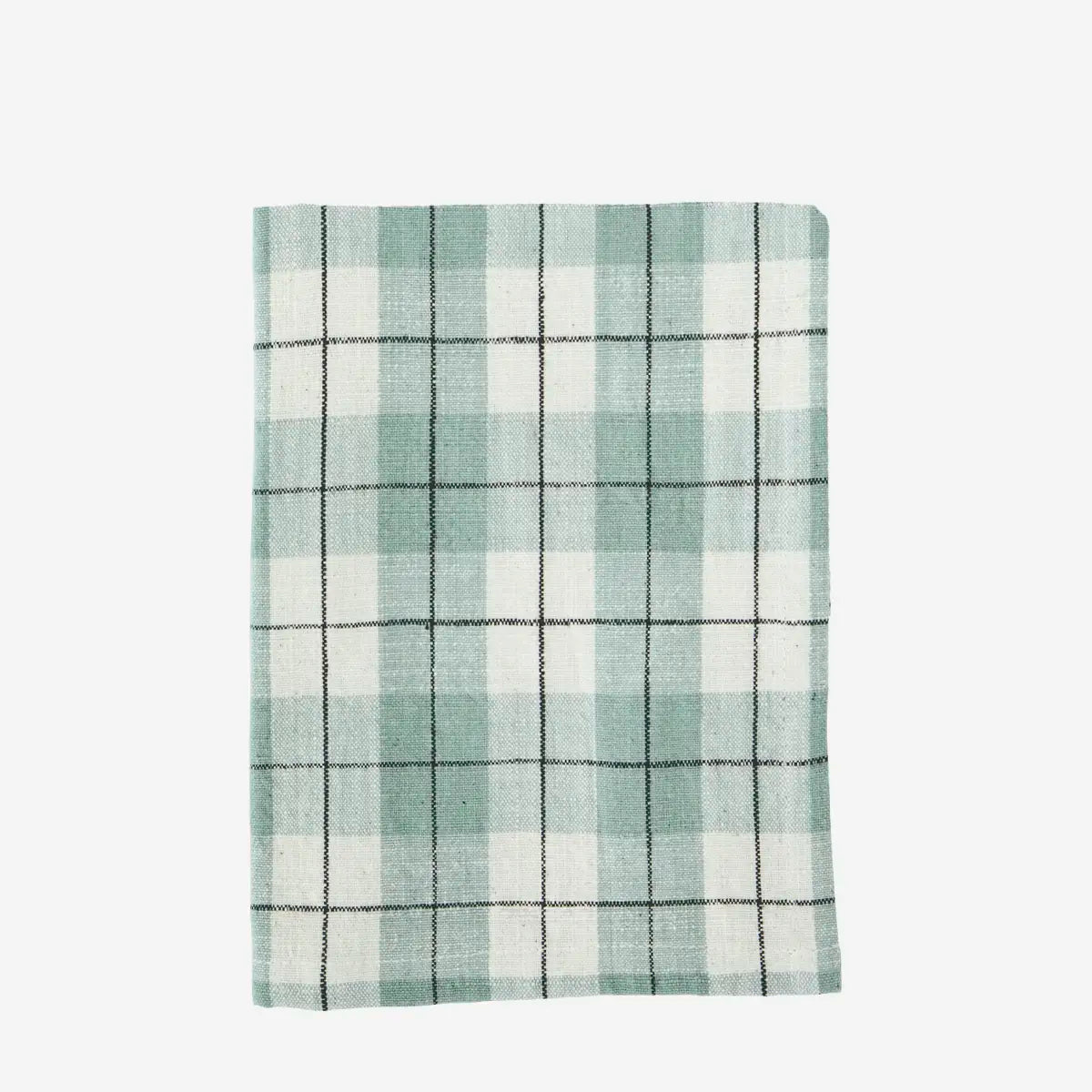 Checked Kitchen Towel | Light Green