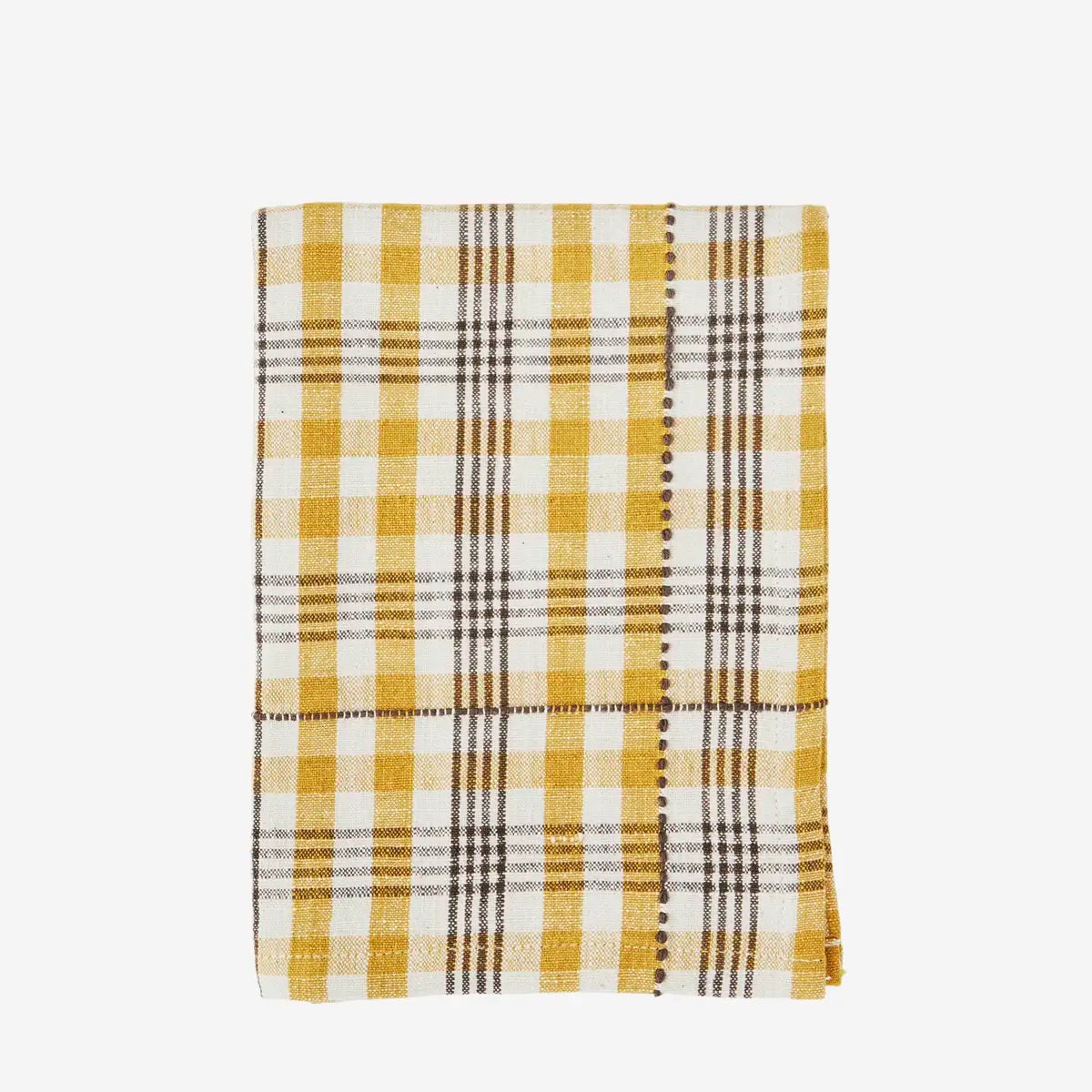 Checked Kitchen Towel | Mustard