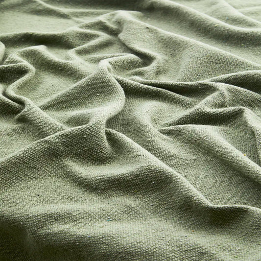 Recycled Cotton Throw | Dusty Green