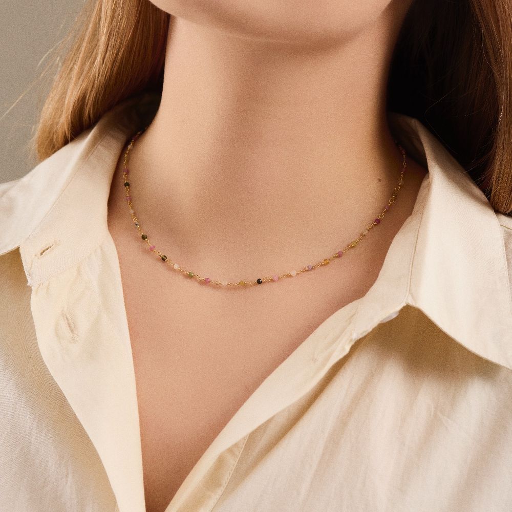 Shade Necklace | Gold