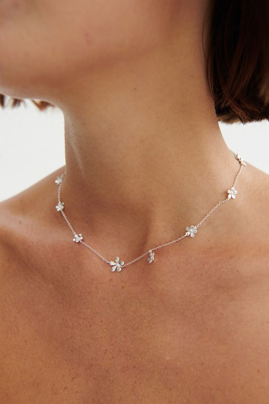 Poppy Necklace | Silver