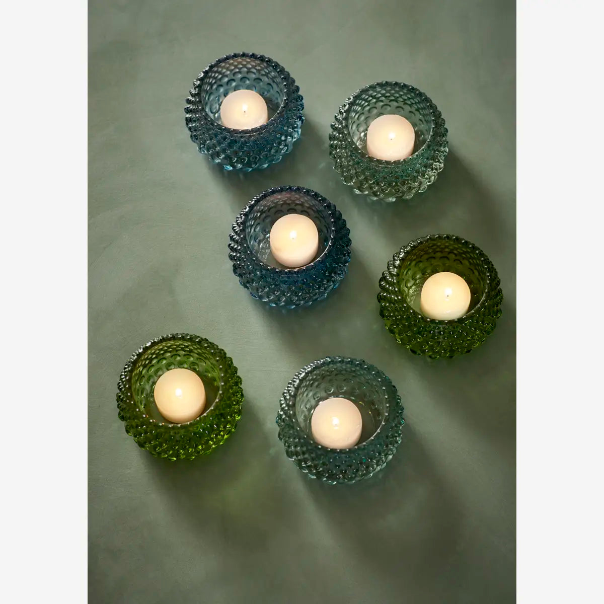 Coloured Glass Votive