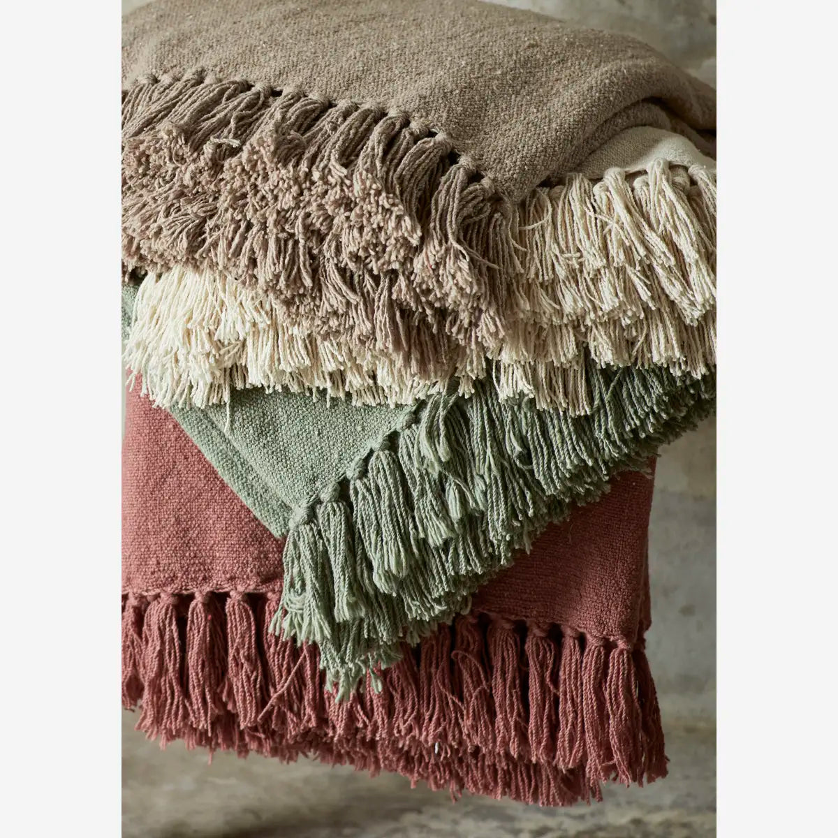 Recycled Cotton Throw | Off-white