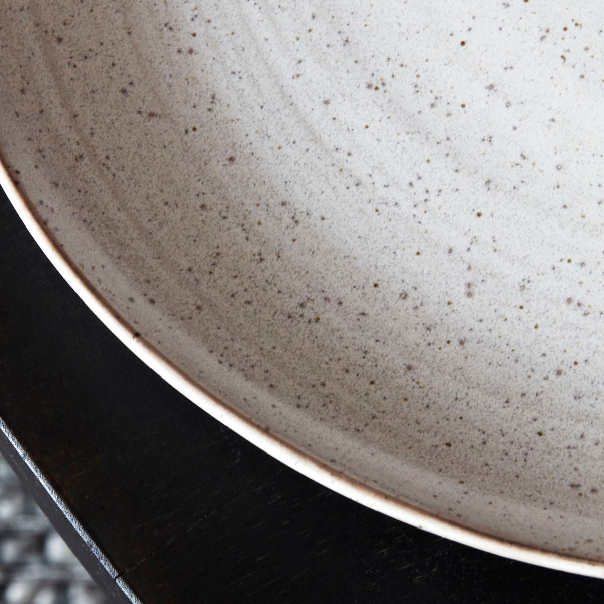 Dinner Plate, Pion, Grey/White