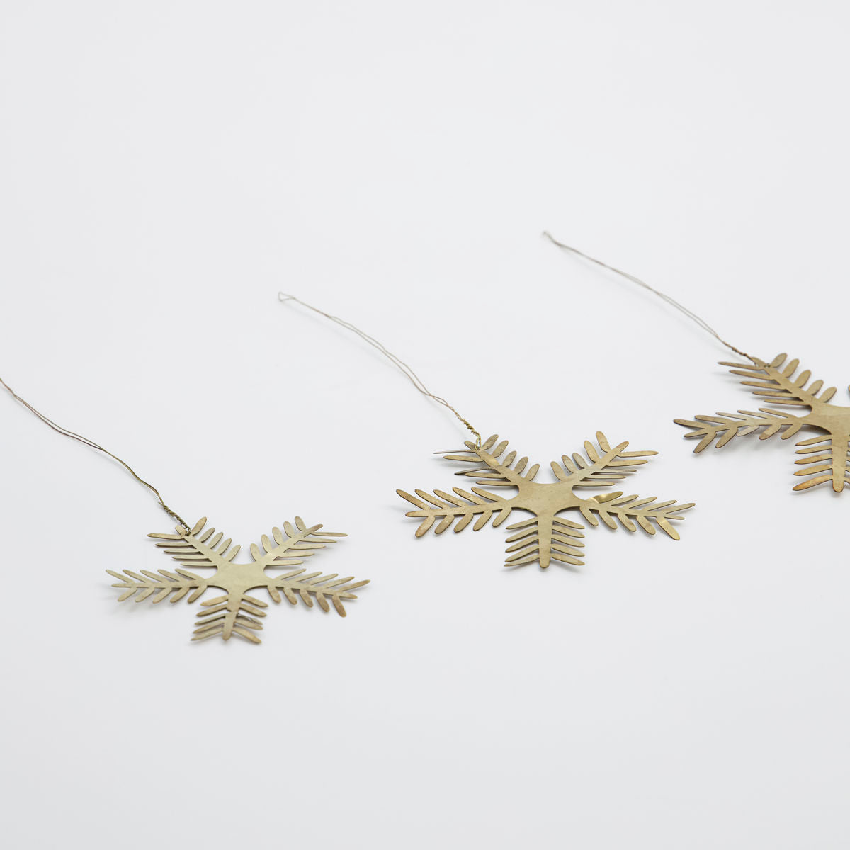 Brass Ornament, Snowflakes