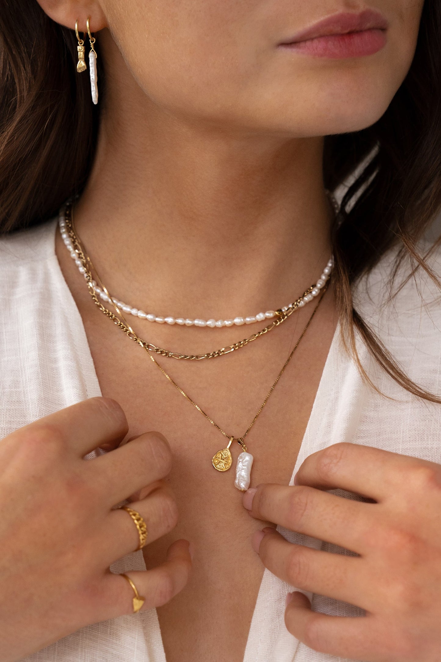 Hazel Pendant | Gold