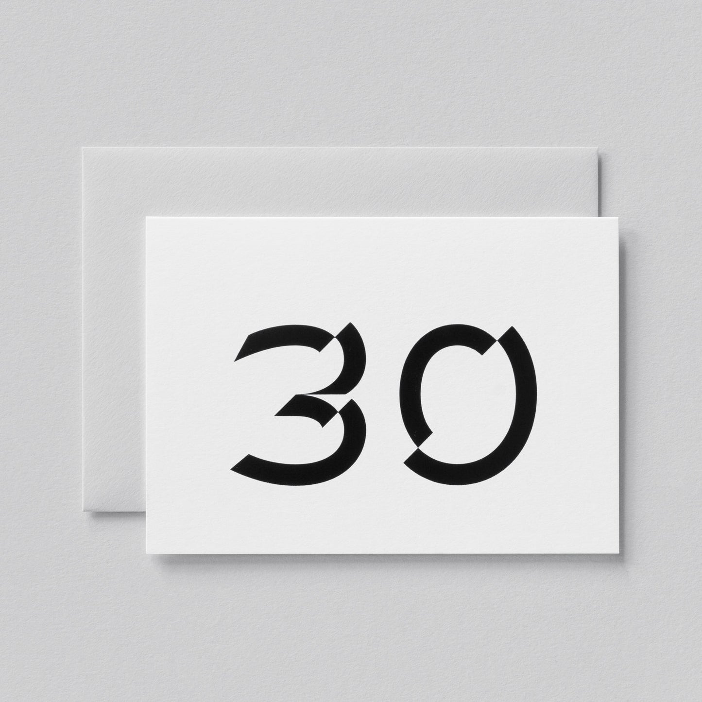 30 - Black on White