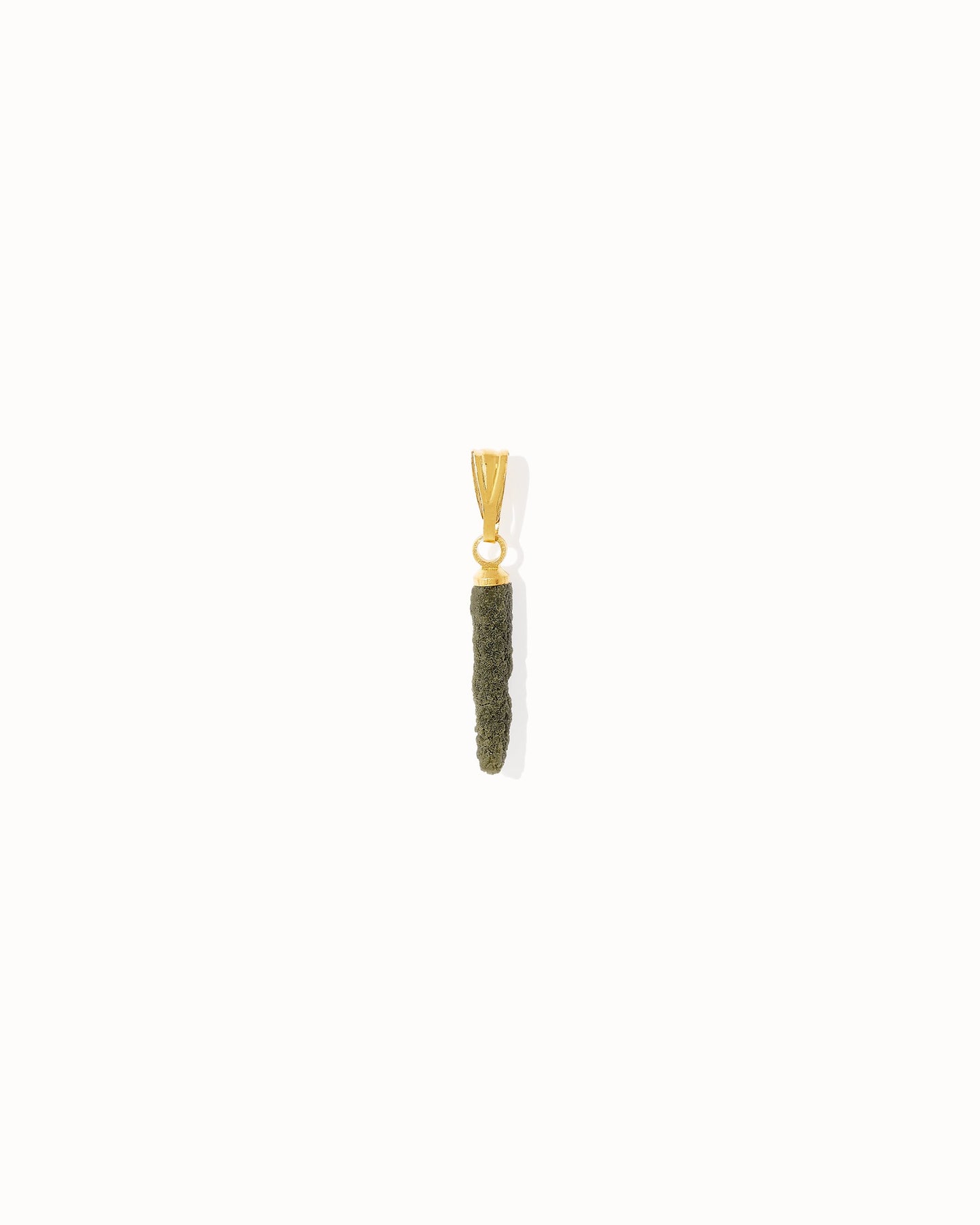 Quartz Pendant | Gold