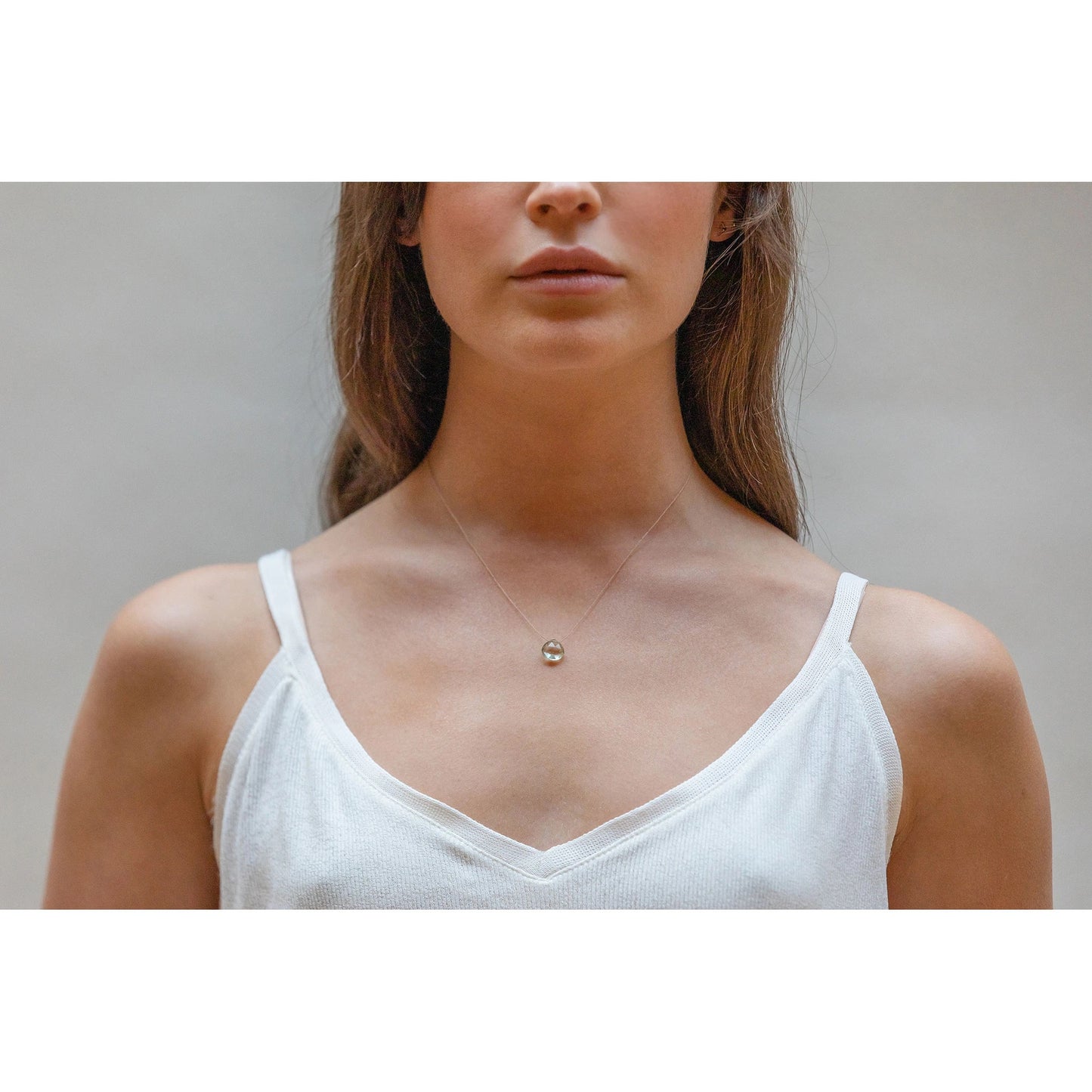 February Fine Cord Birthstone Necklace | Amethyst
