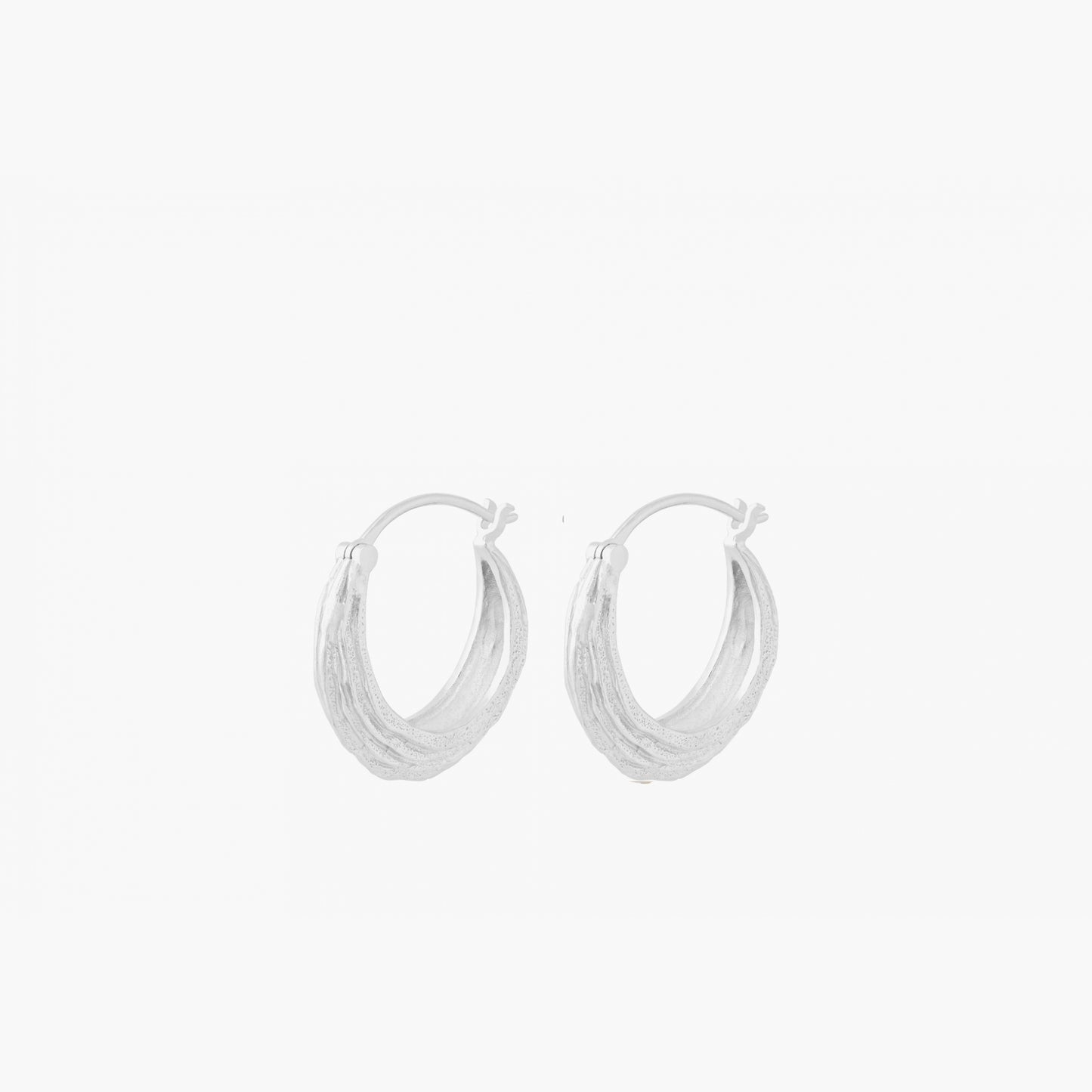 Coastline Earrings | Silver