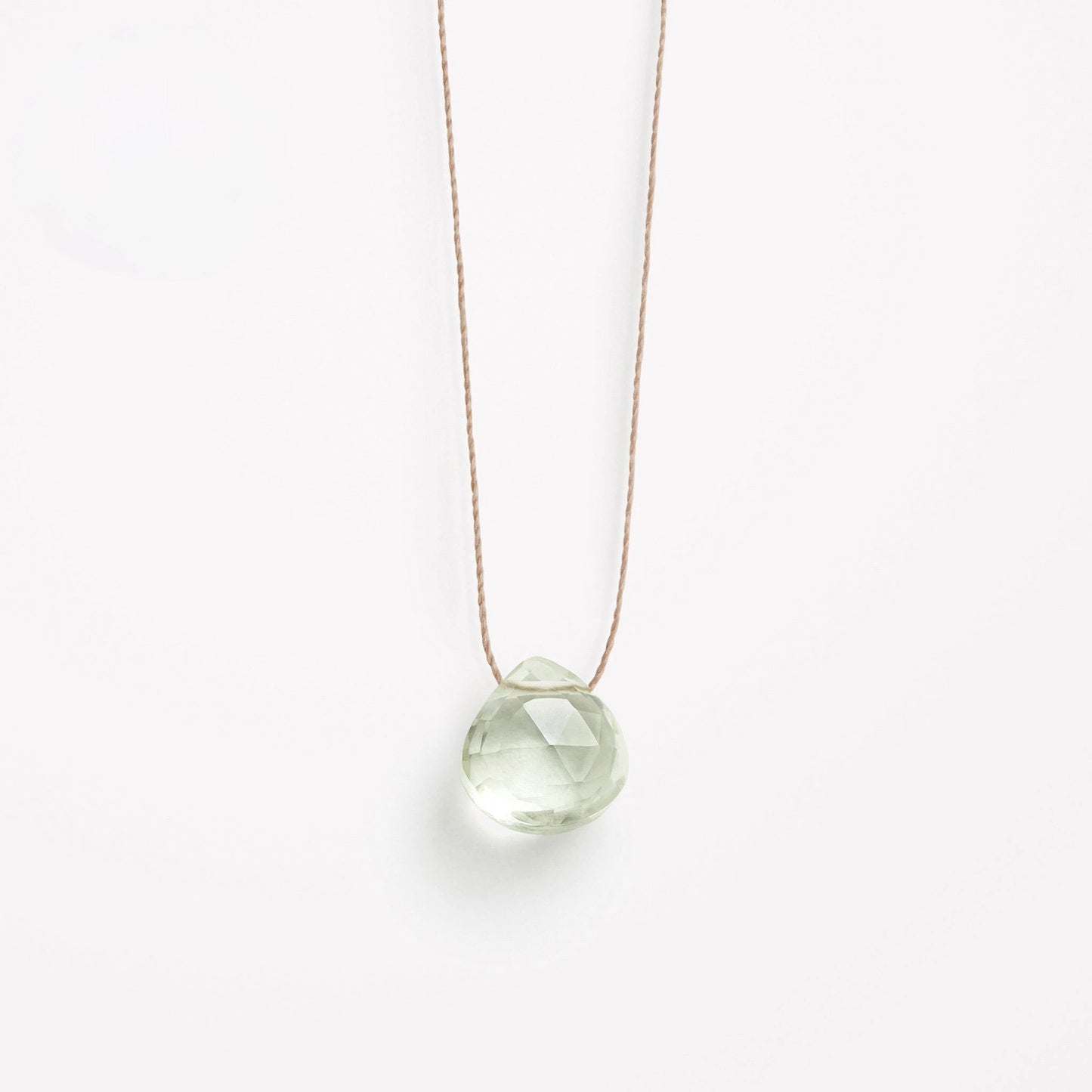 February Fine Cord Birthstone Necklace | Amethyst