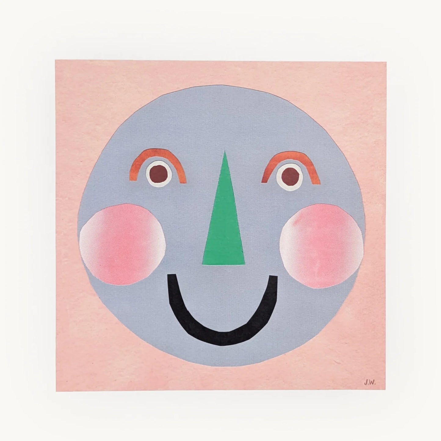Smiley Face Print | Fanoula Fink