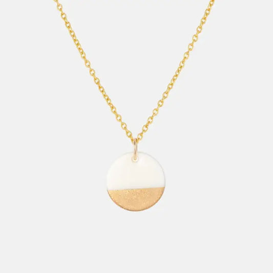 Matte Gold Dipped Necklace